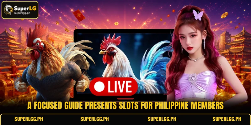 A focused guide presents slots for Philippine members A focused guide presents slots for Philippine members