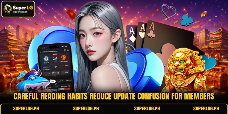 Careful reading habits reduce update confusion for members Careful reading habits reduce update confusion for members