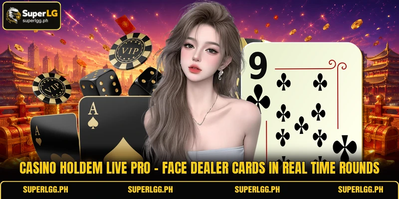 Casino Holdem Live Pro - Face Dealer Cards In Real Time Rounds