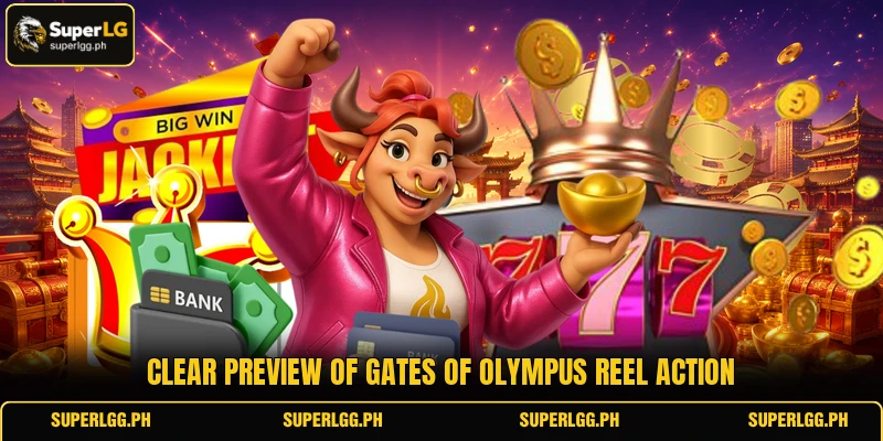 Clear preview of Gates of Olympus reel action Clear preview of Gates of Olympus reel action