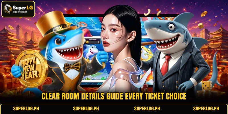 Clear room details guide every ticket choice Clear room details guide every ticket choice