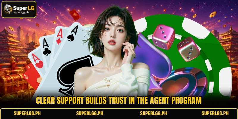 Clear support builds trust in the agent program Clear support builds trust in the agent program