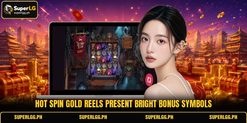 Hot Spin Gold reels present bright bonus symbols Hot Spin Gold reels present bright bonus symbols