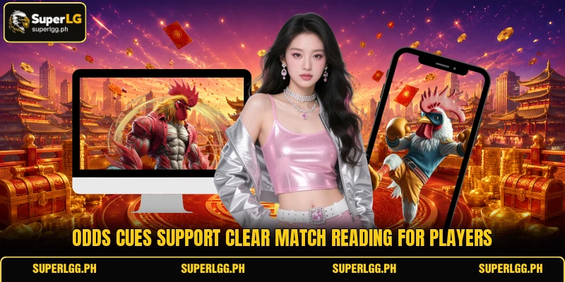 Odds cues support clear match reading for players