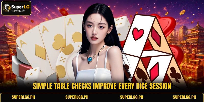 Simple table checks improve every dice session Simple table checks improve every dice session